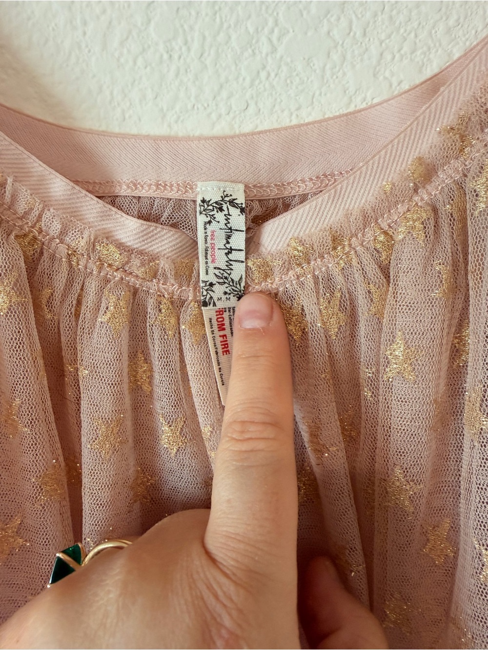 Free People A Star Is Born Metallic Maxi Skirt - Blush Pink - Picture 4 of 4